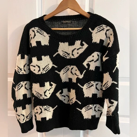 Elephant Knit Sweater - Picture 1 of 1